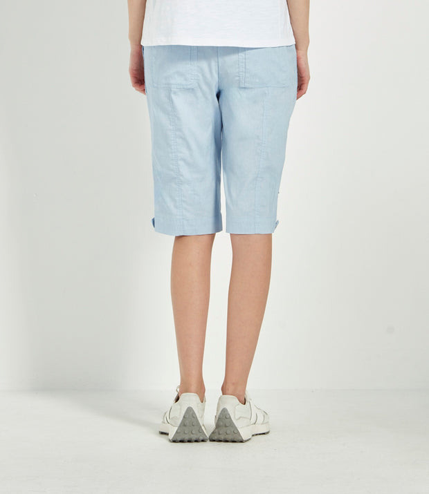 VERGE - ROLLED SHORT ACROBAT IN CHAMBRAY - 3920SLW