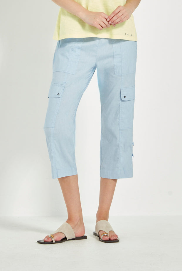 VERGE CARGO SHORT ACROBAT IN CHAMBRAY - 8833SLW