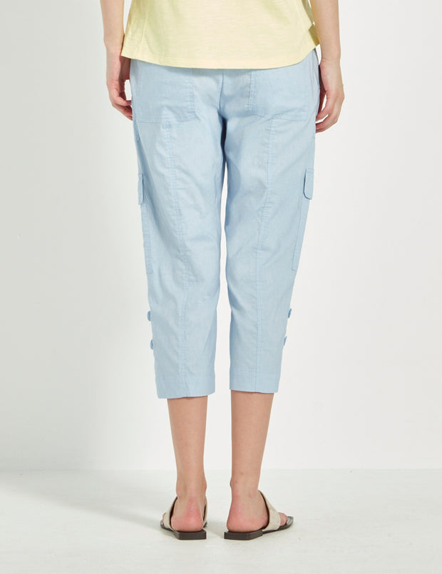 VERGE CARGO SHORT ACROBAT IN CHAMBRAY - 8833SLW