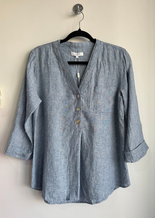JUMP - Ocean Tunic V-neck Top - 596J3055A