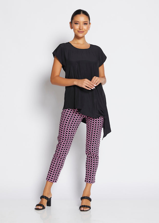 PHILOSOPHY - Pink Lattice 7/8 Easy Pant