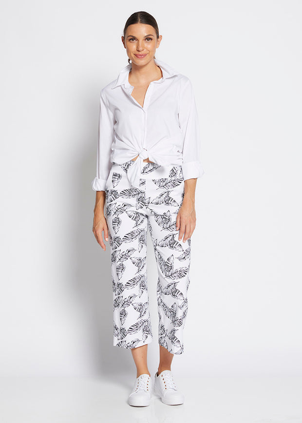 PHILOSOPHY - White Leaf 7/8 Easy Pant