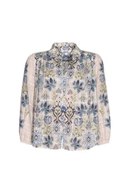 LOOBIES STORY - Lucca Blouse in Bone Multi - LS2722