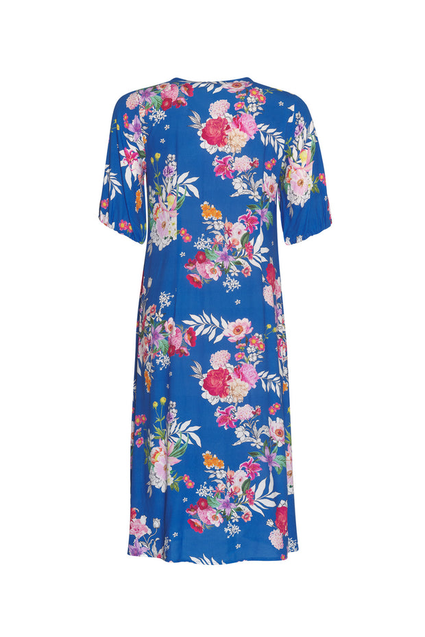 LOOBIES STORY - La Fiesta Dress in Corfu Blue Multi - LS2744L