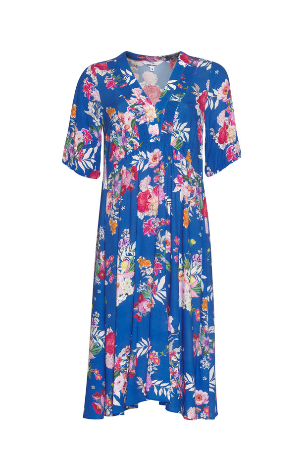 LOOBIES STORY - La Fiesta Dress in Corfu Blue Multi - LS2744L