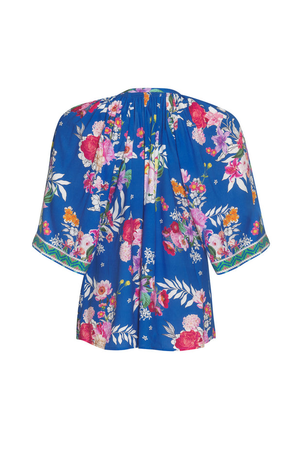 LOOBIES STORY - La Fiesta Top in Corfu Blue Multi - LS2748