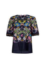 LOOBIES STORY - Florentina Top in Indigo Multi - LS2839F