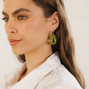 ZODA - Leonora Gem Earrings Green - FJEA29525GR