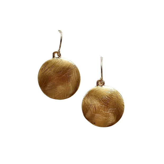 ZODA - Disc Earring Gold - N150122G