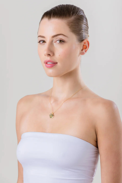 LIBERTE - Beck Silver Clear Necklace