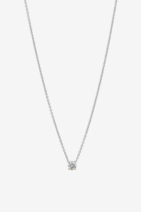 LIBERTE - Allegra Silver Clear Necklace