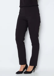 PHILOSOPHY - Black Full Length Narrow Pant