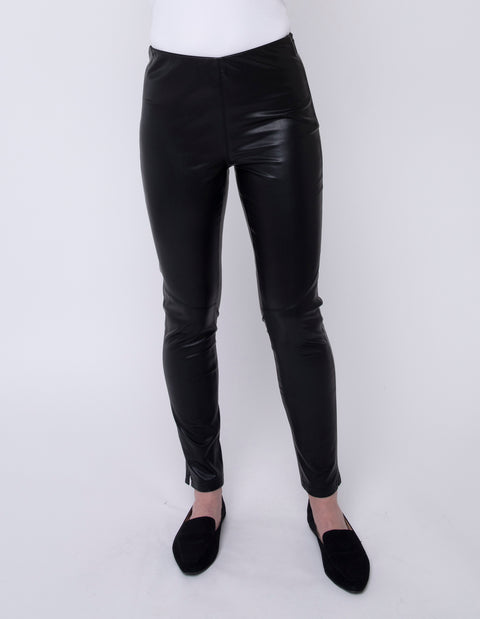 PING PONG - Faux Leather Legging