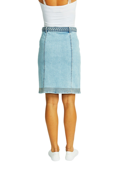 PING PONG - Pale Denim Amelia Skirt - P575606