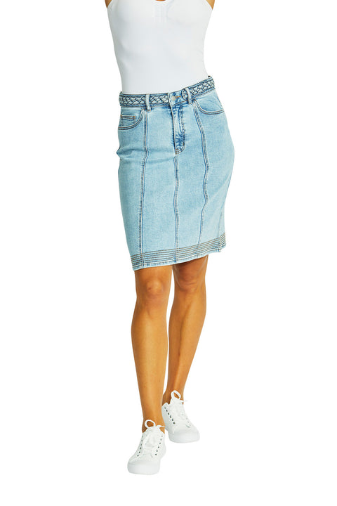 PING PONG - Pale Denim Amelia Skirt - P575606