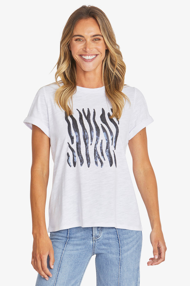 PING PONG - White Nyla Tee - P595201