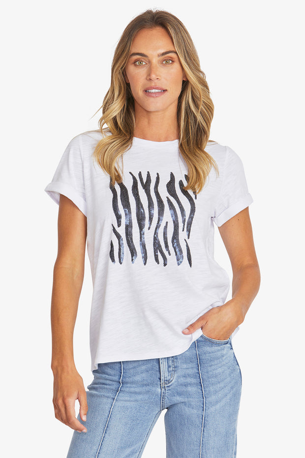 PING PONG - White Nyla Tee - P595201