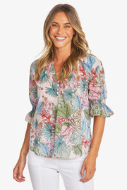 PING PONG - Savannah Print Top - P595307