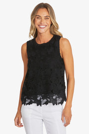 PING PONG - Black Edwina Top - P595322