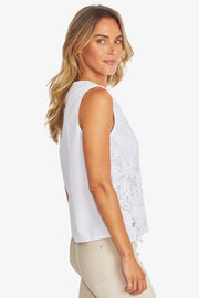 PING PONG - White Edwina Top - P595322