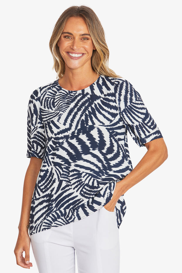PING PONG - Asha Print Top - P595331