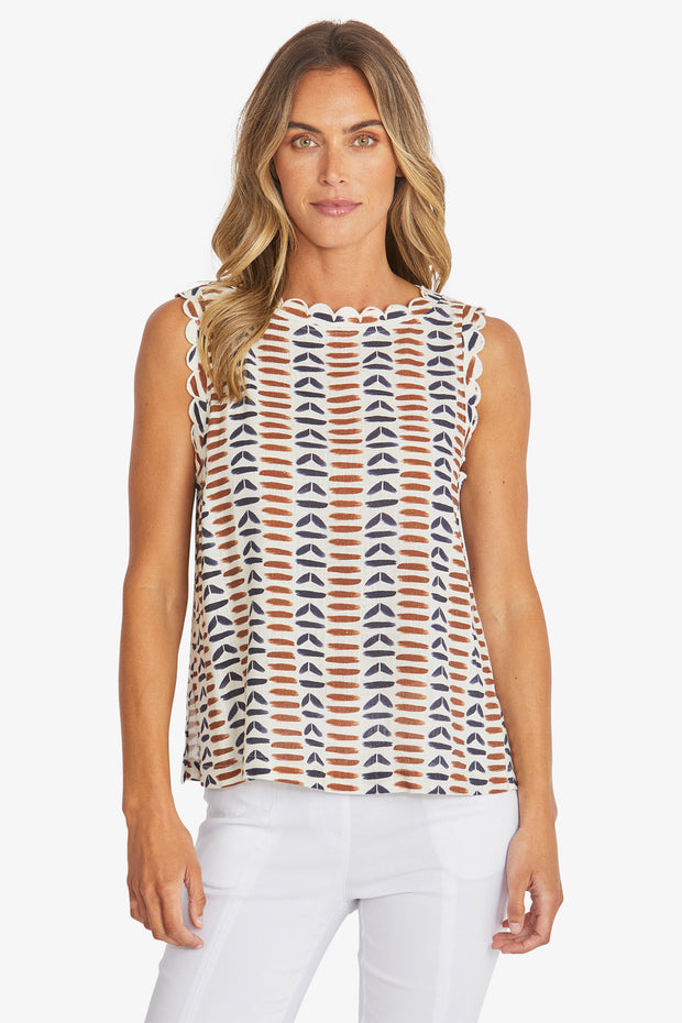 PING PONG - Marrakesh Print Sleeveless Top - P595333