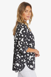 PING PONG - White/Black Selma Shirt - P595338