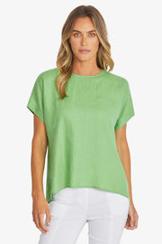 PING PONG - Clover Misty Linen Top - P595341