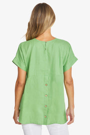 PING PONG - Clover Misty Linen Top - P595341