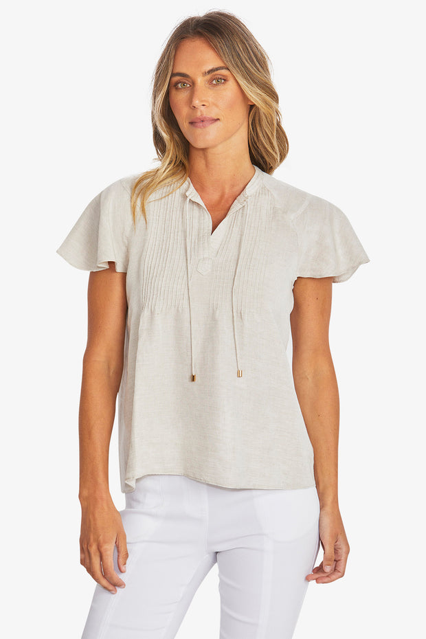 PING PONG - Raffia Annabelle Top - P595344