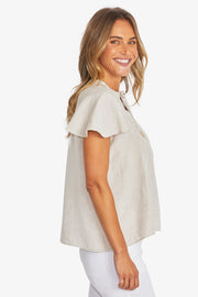 PING PONG - Raffia Annabelle Top - P595344