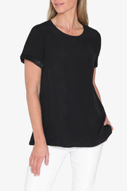 PING PONG - Black Kira Slinky Top - P595358