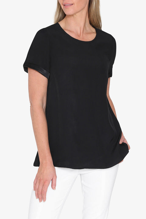 PING PONG - Black Kira Slinky Top - P595358
