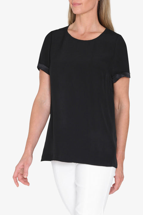 PING PONG - Black Kira Slinky Top - P595358