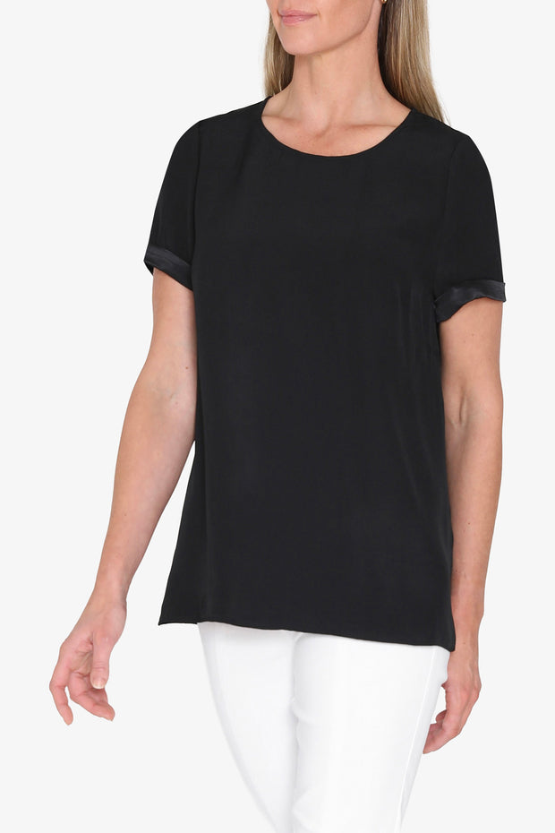 PING PONG - Black Kira Slinky Top - P595358