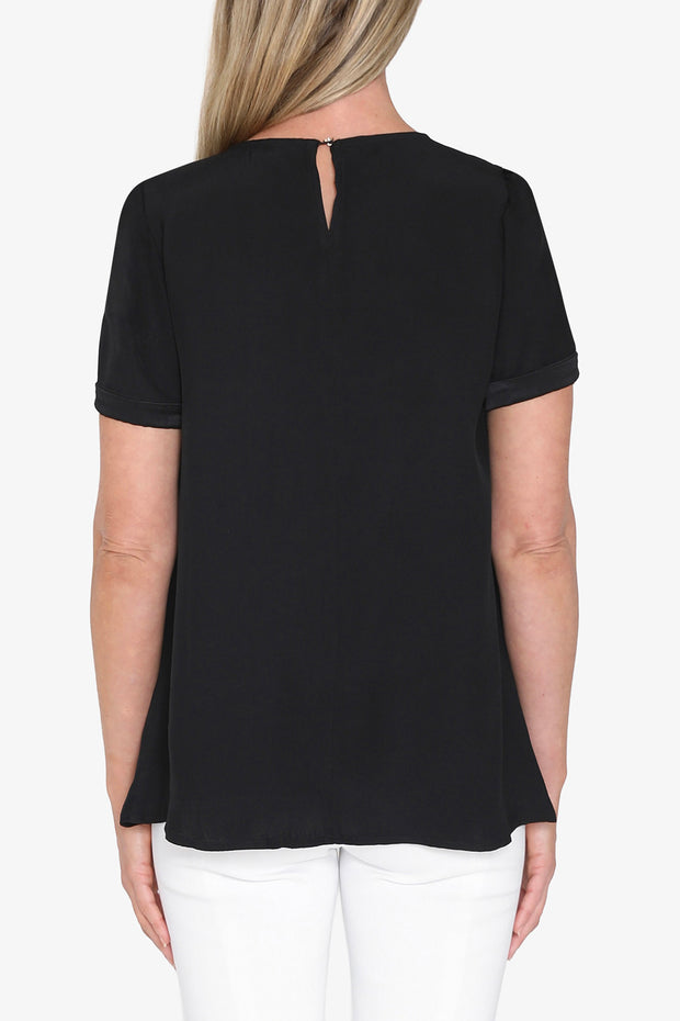 PING PONG - Black Kira Slinky Top - P595358