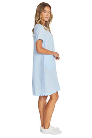PING PONG - Baby Blue Amalfi Linen Dress - P595543