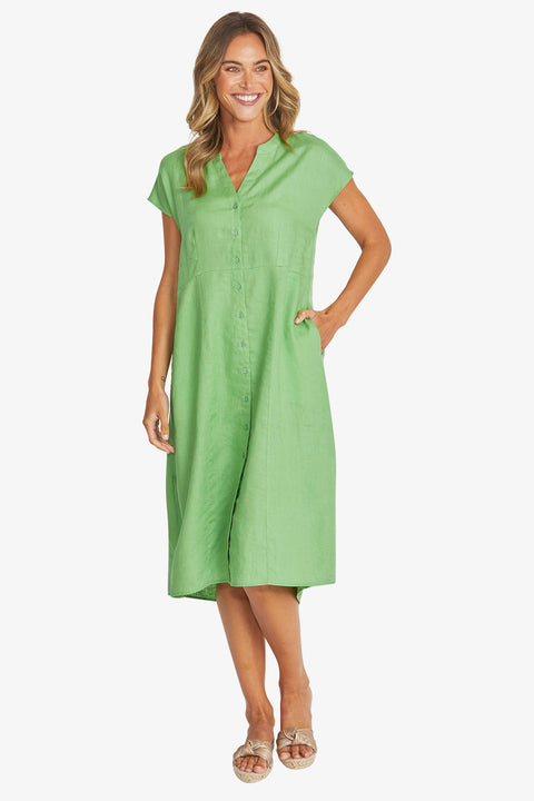 PING PONG - Clover Sammy Linen Dress - P595544