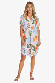 PING PONG - Tahiti Print Shift Dress - P595562