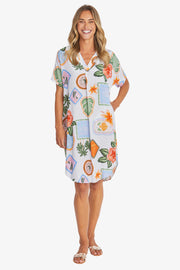 PING PONG - Tahiti Print Shift Dress - P595562