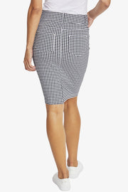 PING PONG - Black/White Gingham Skirt - P595601