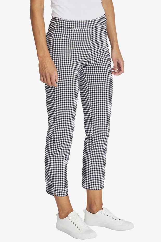 PING PONG - Black/White Gingham Pant - P595702