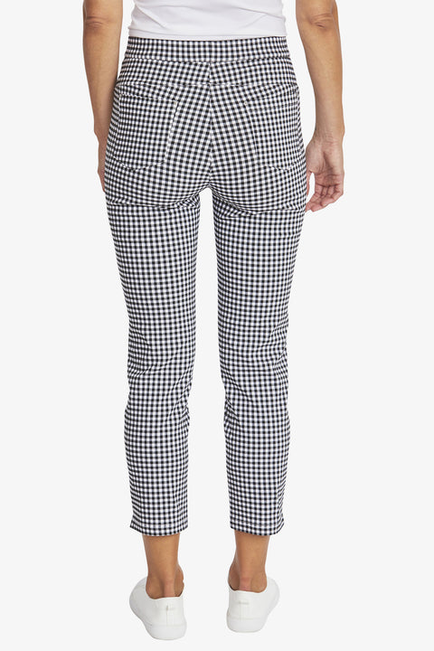 PING PONG - Black/White Gingham Pant - P595702