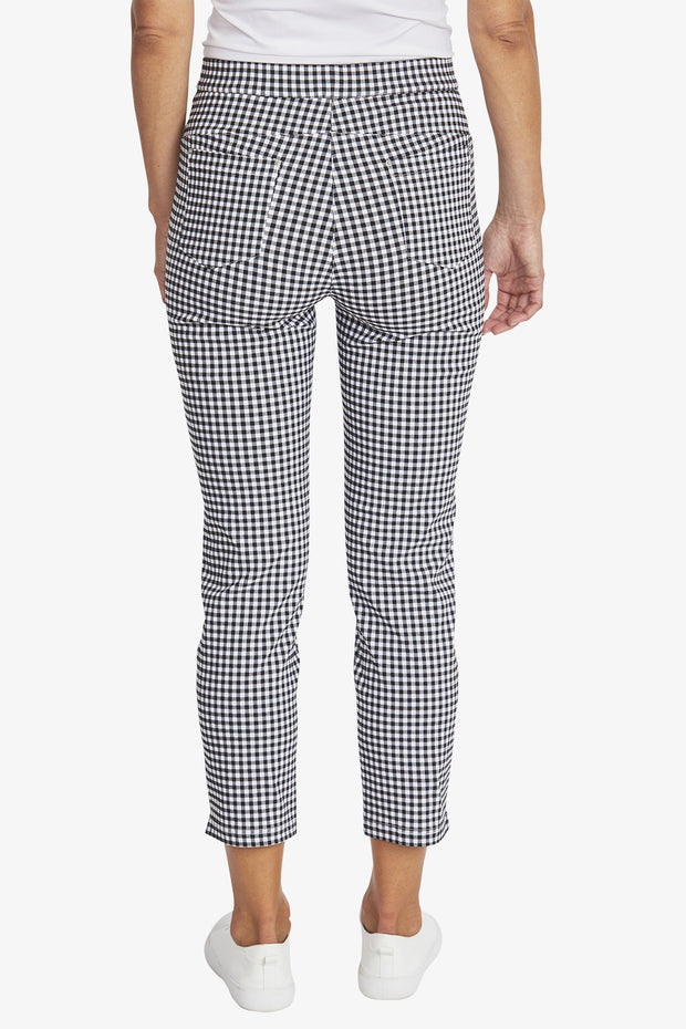PING PONG - Black/White Gingham Pant - P595702