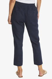 PING PONG - French Navy Donnie Linen Pant - P595721