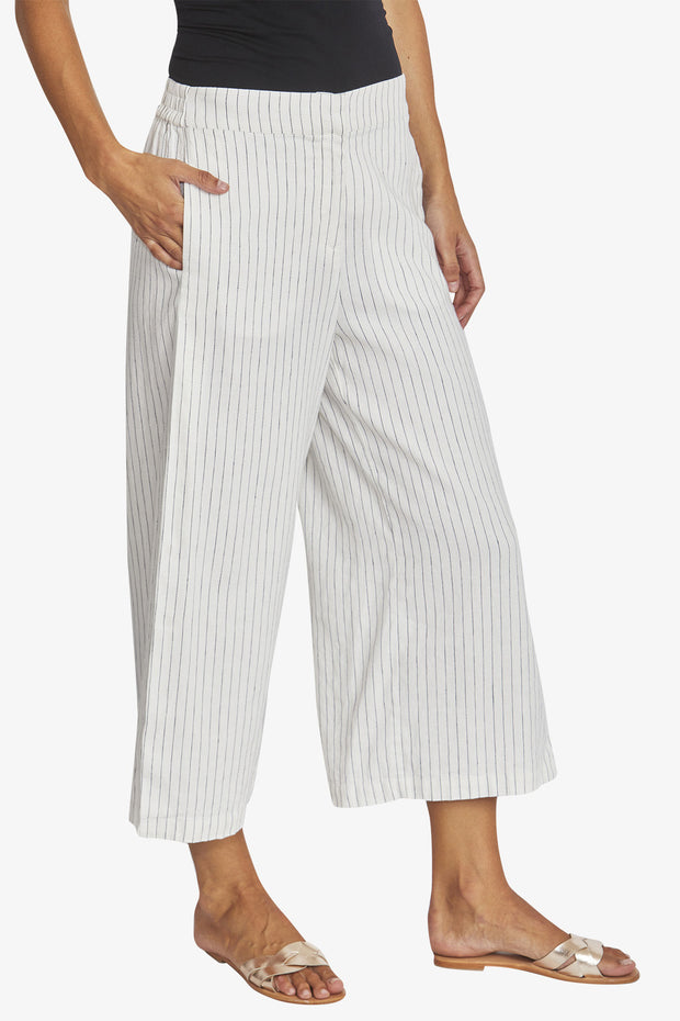 PING PONG - Ivory/Navy Belinda Stripe Pant - P595725