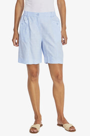 PING PONG - Baby Blue Dylan Linen Shorts - P595804