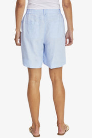 PING PONG - Baby Blue Dylan Linen Shorts - P595804