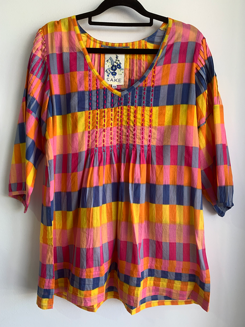 CAKE - Pink Block Sally Top - 59007