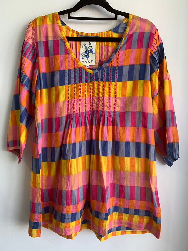 CAKE - Pink Block Sally Top - 59007